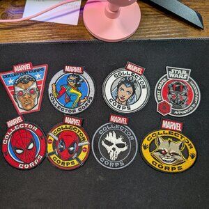 Marvel Star Wars Collector Corp Unused Patches